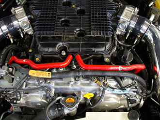 Application of silicone hose in automobile